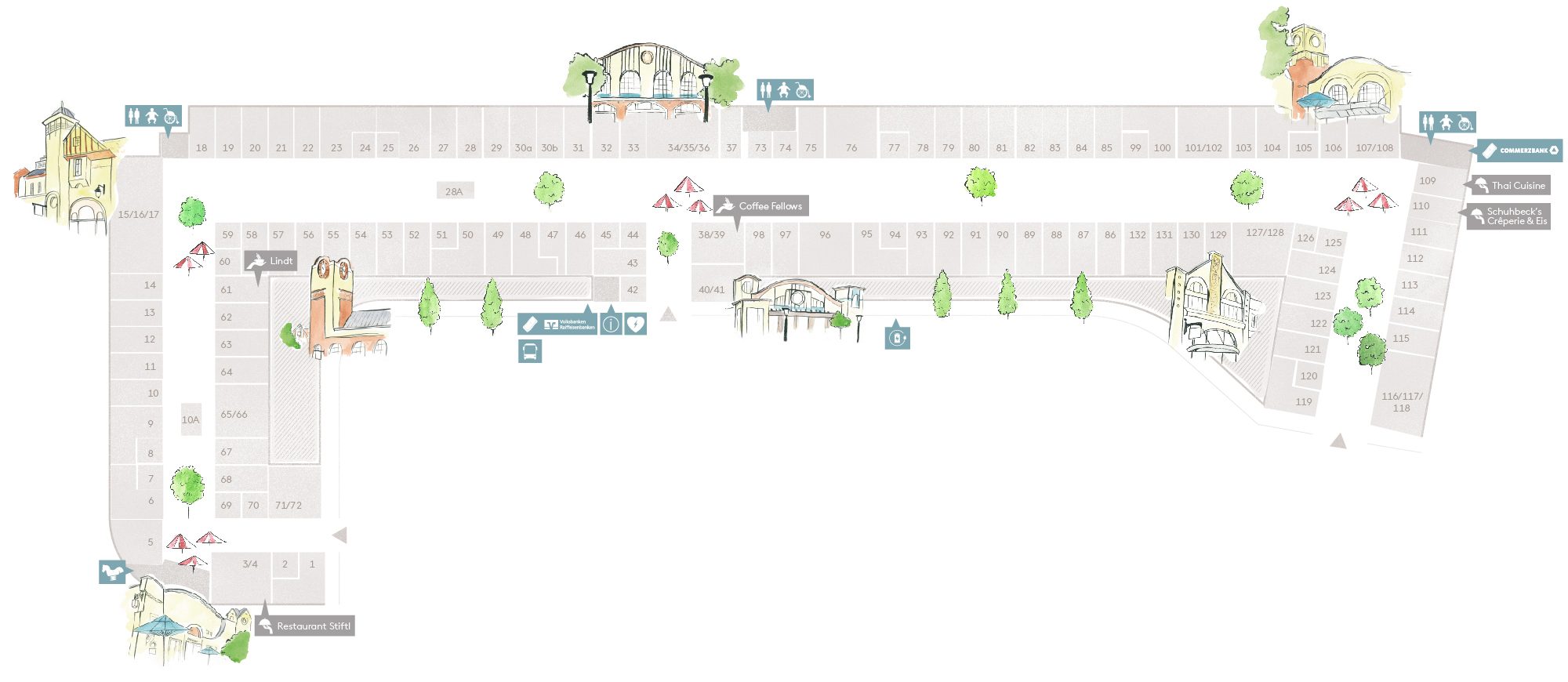 Village Map at Ingolstadt Village - Find your favourite brands
